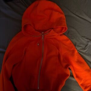 Lululemon Athletica Vibrant Orange Hoodie